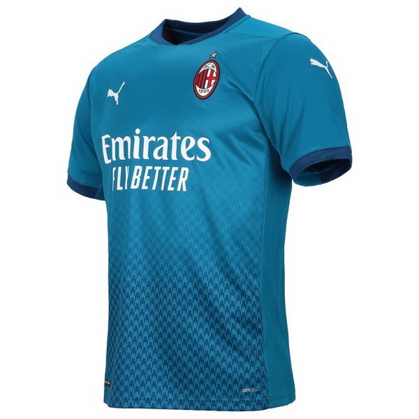 Camiseta AC Milan Replica Tercera Ropa 2020/21 Azul